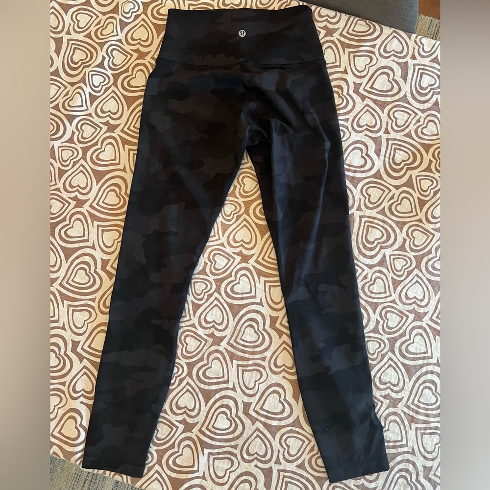 Lululemon camo leggings. gently used, no rips or stains.